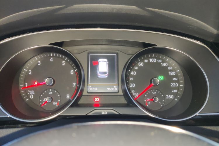 Used Volkswagen Variant 2018 280TSI Two-Wheel Drive Comfort Edition Odometer Close Up