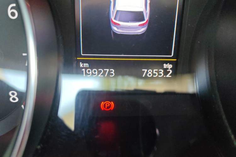 Used Volkswagen Variant 2018 380TSI Two-Wheel Drive Comfort Edition Odometer Close Up