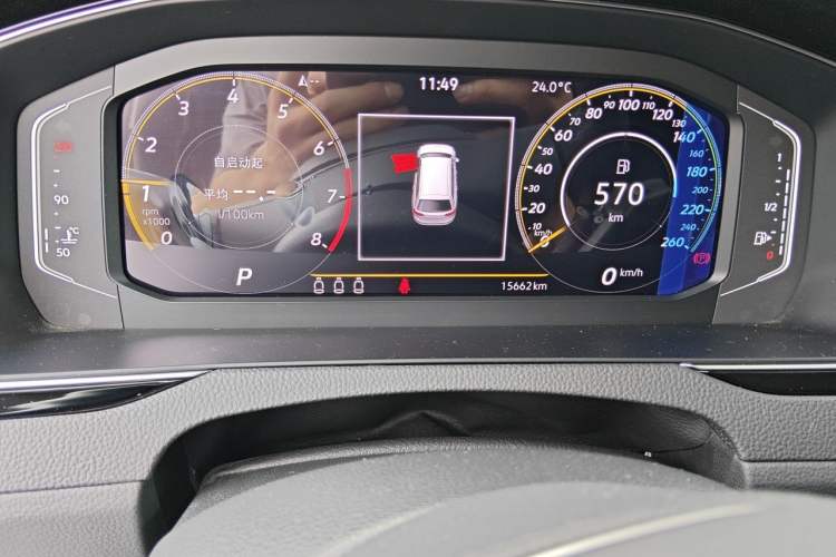Used Volkswagen Variant 2021 2.0T Comfort Edition Odometer Close Up