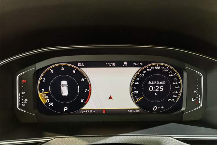 Used Volkswagen Variant 2021 2.0T Comfort Edition Odometer Close Up