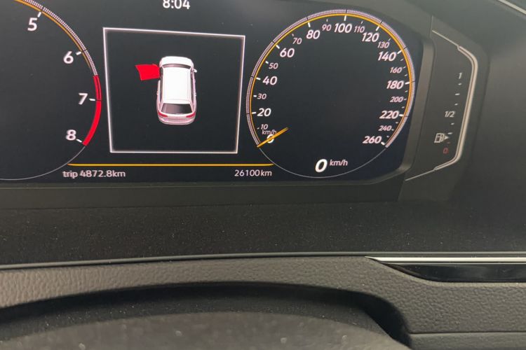 Used Volkswagen Variant 2021 2.0T Comfort Edition Odometer Close Up