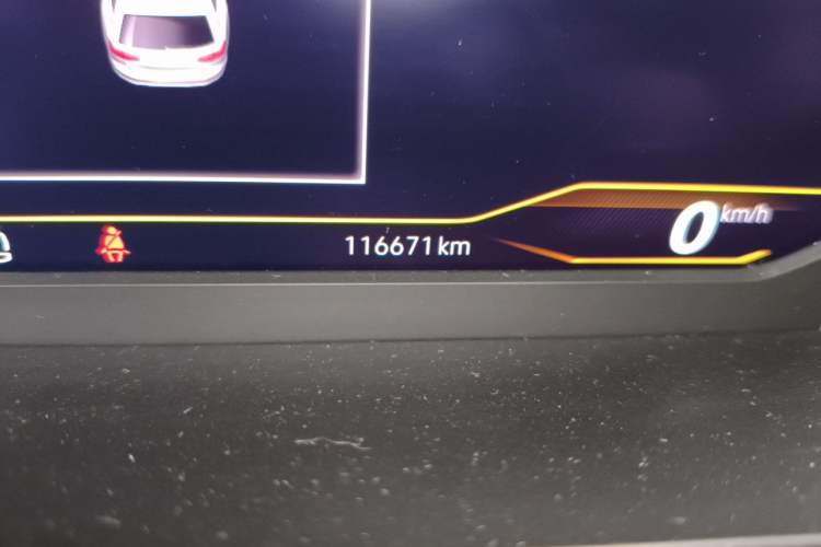 Used Volkswagen Variant 2021 2.0T Comfort Edition Odometer Close Up
