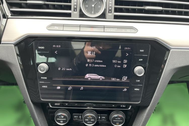 Used Volkswagen Variant New Energy 2019 GTE model Audio And AC Panel