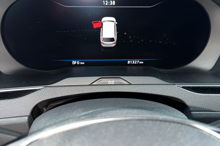 Used Volkswagen Variant New Energy 2019 GTE model Odometer Close Up