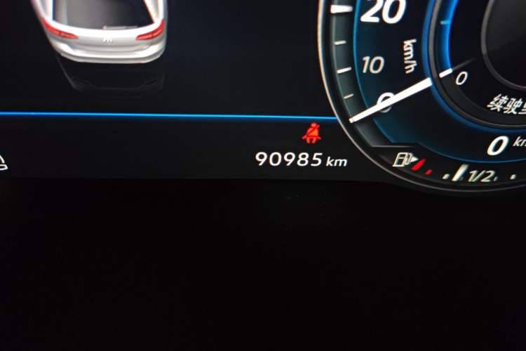 Used Volkswagen Variant New Energy 2019 GTE model Odometer Close Up