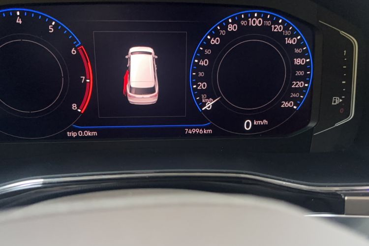 Used Volkswagen Viloran 2020 380TSI Prestige Edition Odometer Close Up
