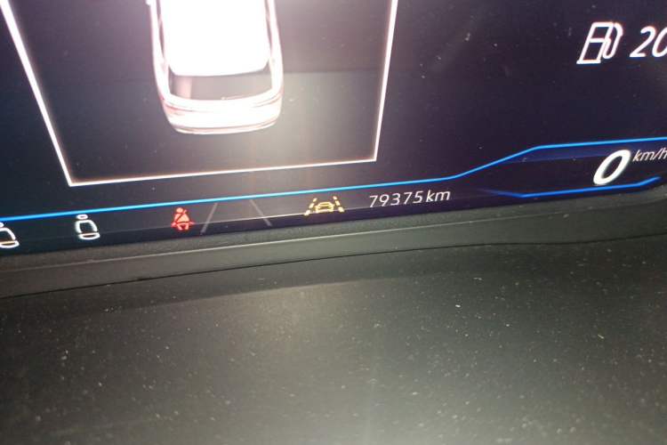 Used Volkswagen Viloran 2020 380TSI Prestige Edition Odometer Close Up