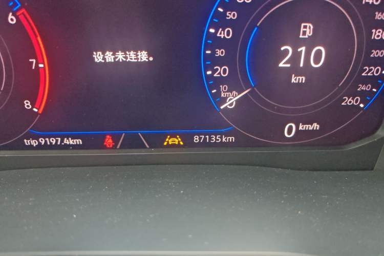 Used Volkswagen Viloran 2020 380TSI Flagship Edition Odometer Close Up