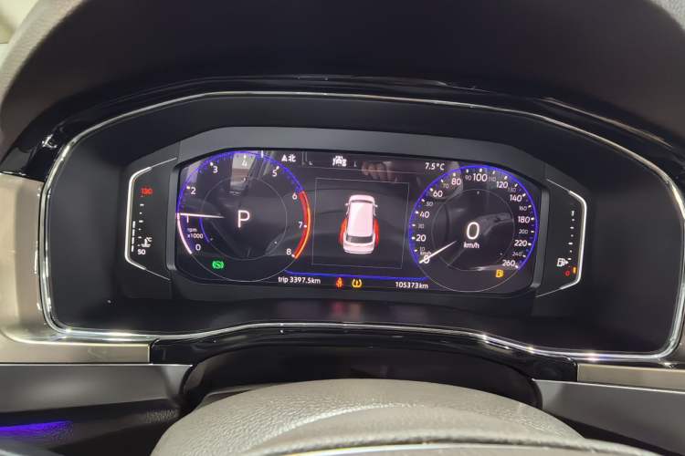 Used Volkswagen Viloran 2020 380TSI Prestige Edition Odometer Close Up