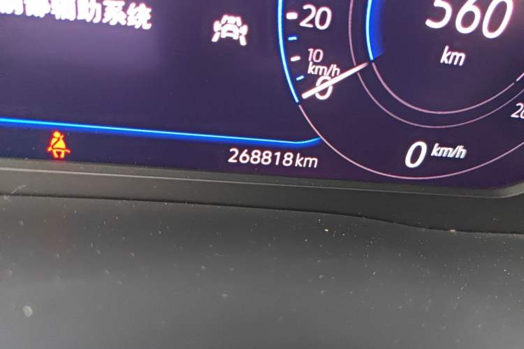Used Volkswagen Viloran 2020 380TSI Prestige Edition Odometer Close Up
