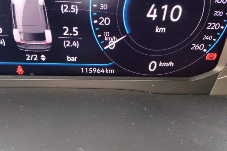 Used Volkswagen Viloran 2020 380TSI Flagship Edition Odometer Close Up