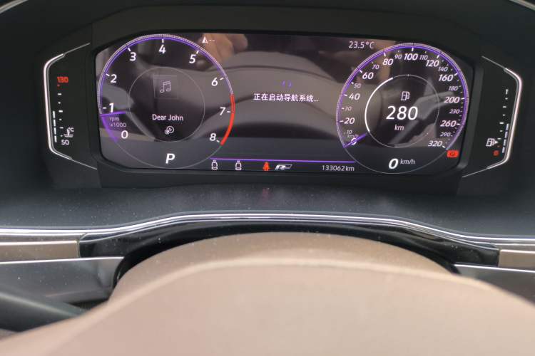 Used Volkswagen Viloran 2020 330TSI Luxury Edition Odometer Close Up