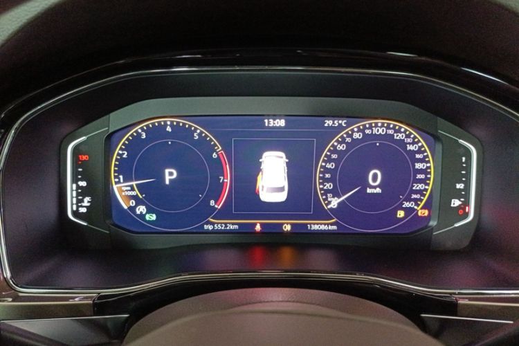 Used Volkswagen Viloran 2020 330TSI Business Edition Odometer Close Up