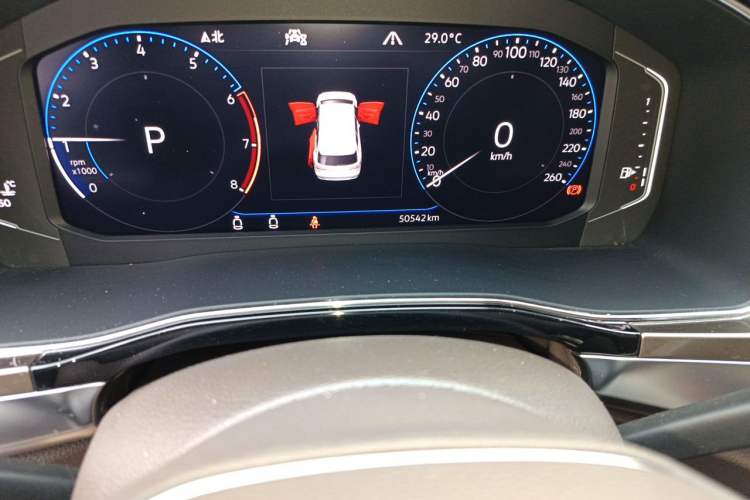Used Volkswagen Viloran 2020 380TSI Flagship Edition Odometer Close Up