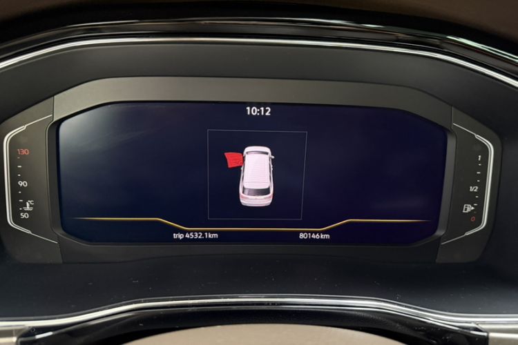 Used Volkswagen Viloran 2020 330TSI Luxury Edition Odometer Close Up