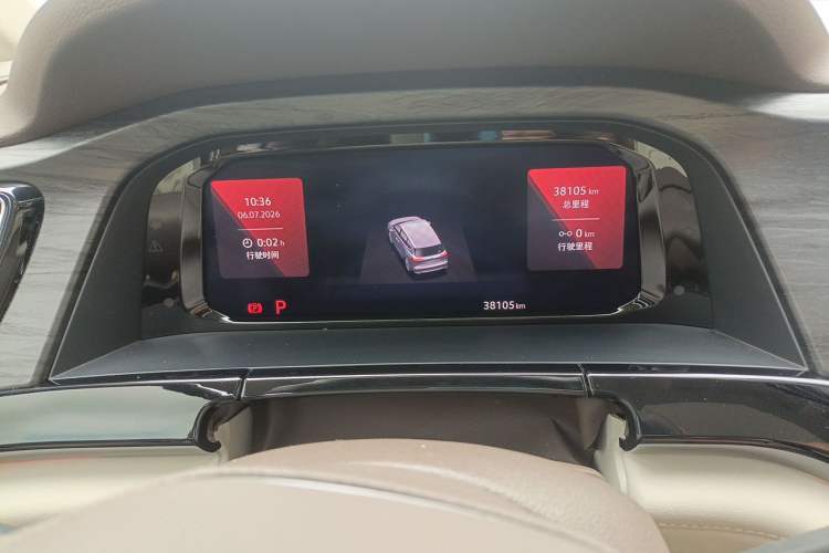 Used Volkswagen Viloran 2020 380TSI Prestige Edition Odometer Close Up