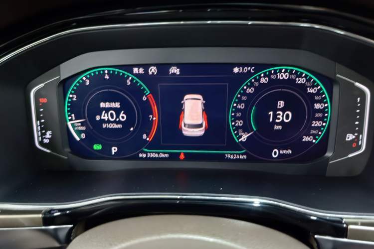 Used Volkswagen Viloran 2020 380TSI Prestige Edition Odometer Close Up