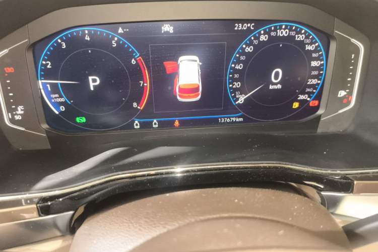 Used Volkswagen Viloran 2020 380TSI Flagship Edition Odometer Close Up