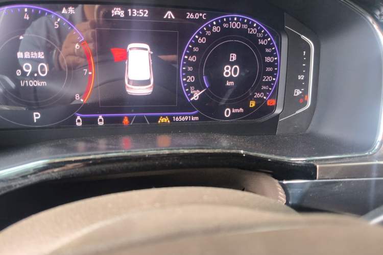 Used Volkswagen Viloran 2020 380TSI Flagship Edition Odometer Close Up