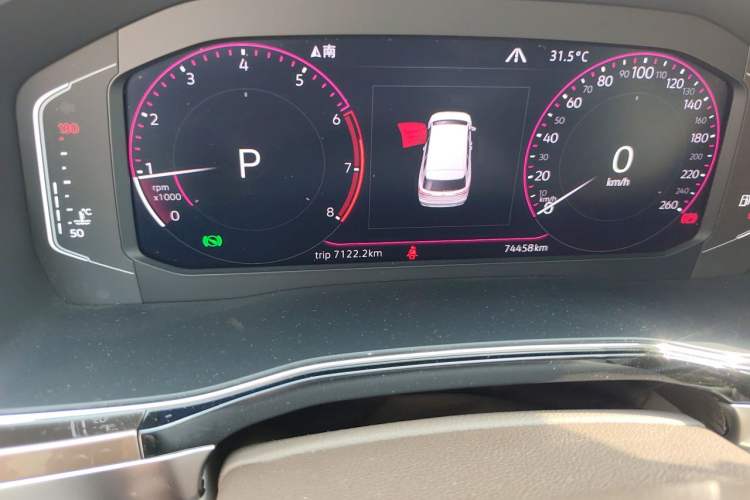 Used Volkswagen Viloran 2020 380TSI Flagship Edition Odometer Close Up