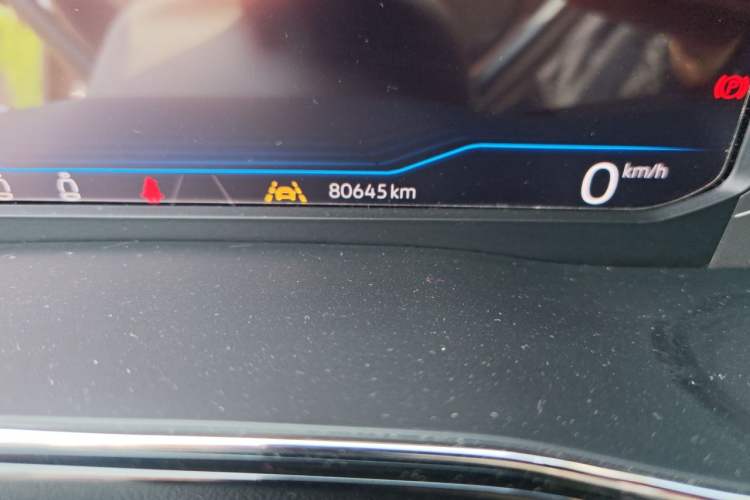 Used Volkswagen Viloran 2020 380TSI Flagship Edition Odometer Close Up