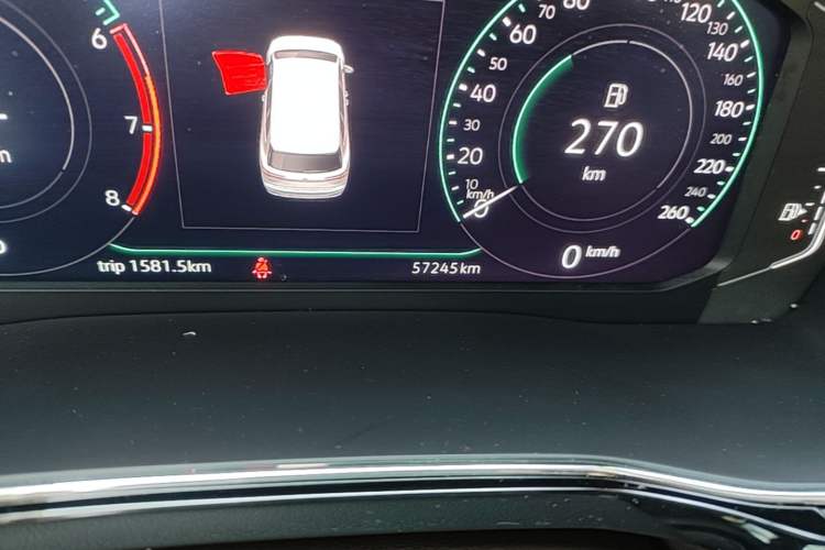 Used Volkswagen Viloran 2020 380TSI Prestige Edition Odometer Close Up