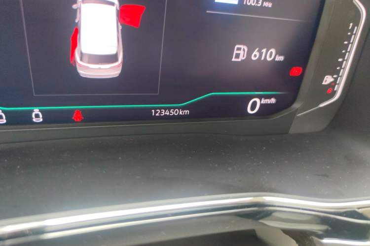 Used Volkswagen Viloran 2020 380TSI Prestige Edition Odometer Close Up