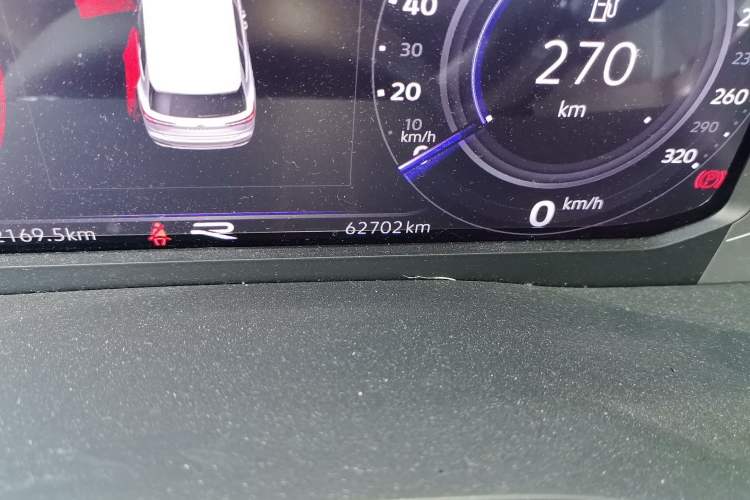 Used Volkswagen Viloran 2020 380TSI Prestige Edition Odometer Close Up