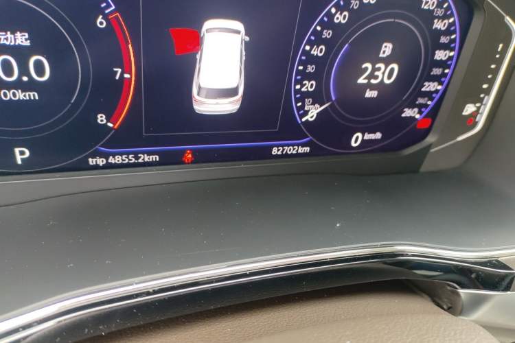 Used Volkswagen Viloran 2020 380TSI Prestige Edition Odometer Close Up