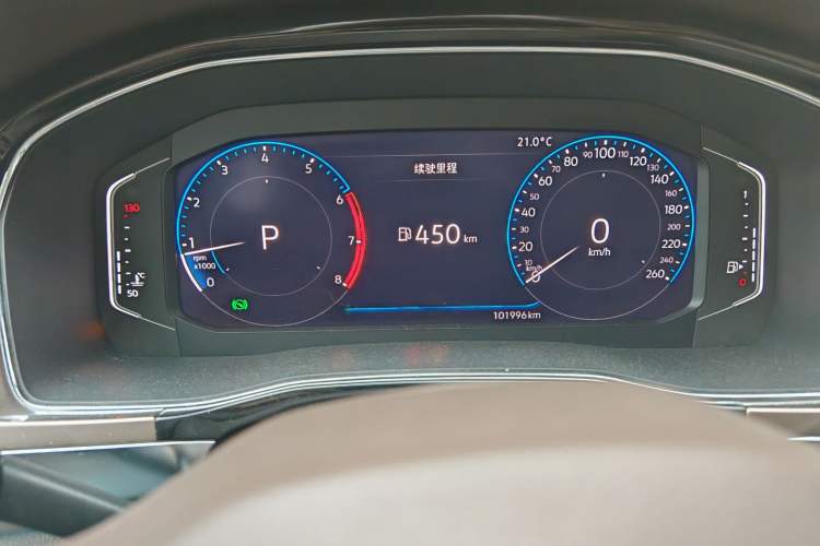 Used Volkswagen Viloran 2020 330TSI Business Edition Odometer Close Up