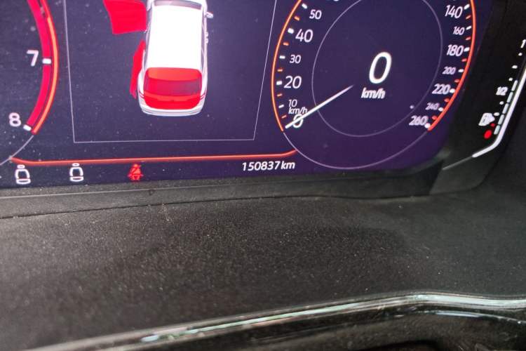 Used Volkswagen Viloran 2020 380TSI Prestige Edition Odometer Close Up