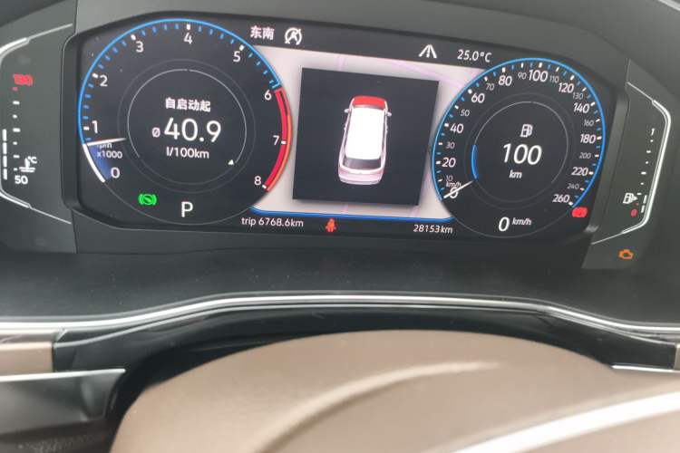 Used Volkswagen Viloran 2020 380TSI Flagship Edition Odometer Close Up