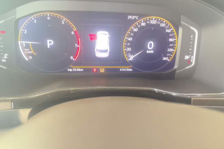 Used Volkswagen Viloran 2020 330TSI Business Edition Odometer Close Up