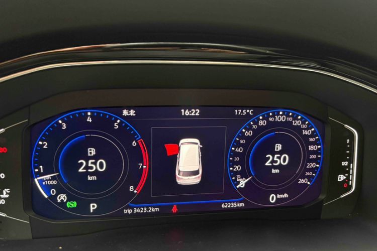 Used Volkswagen Viloran 2020 380TSI Prestige Edition Odometer Close Up