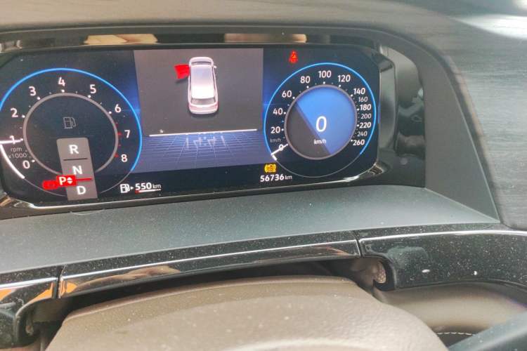 Used Volkswagen Viloran 2022 380TSI Prestige Edition Odometer Close Up