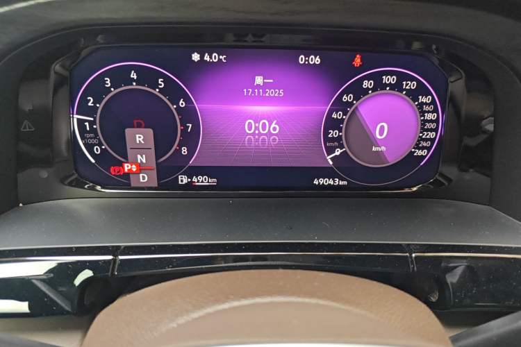 Used Volkswagen Viloran 2022 380TSI Prestige Edition Odometer Close Up
