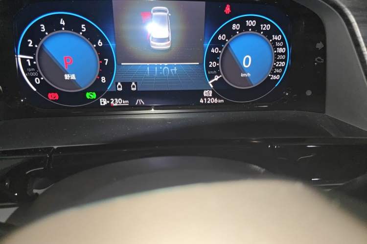 Used Volkswagen Viloran 2022 380TSI Flagship Edition Odometer Close Up