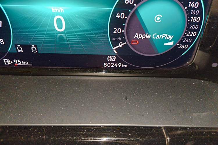 Used Volkswagen Viloran 2022 380TSI Prestige Edition Odometer Close Up
