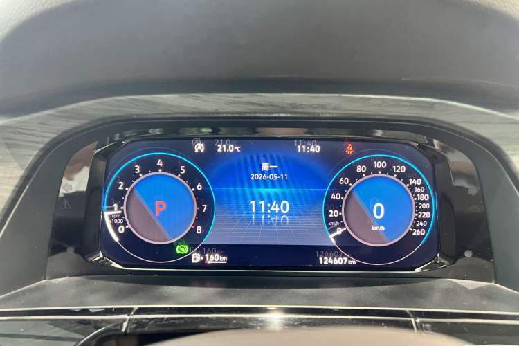 Used Volkswagen Viloran 2022 380TSI Prestige Edition Odometer Close Up