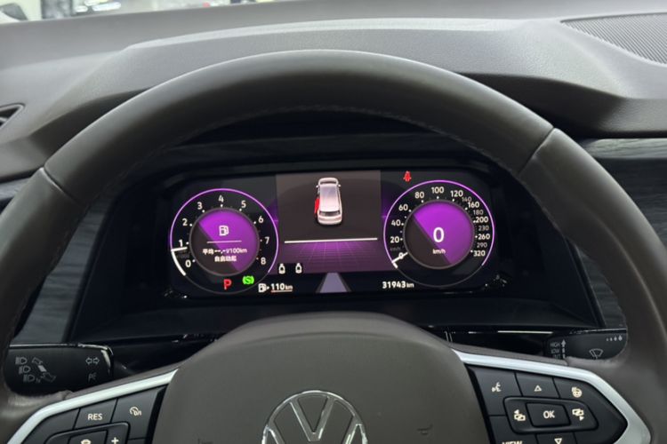 Used Volkswagen Viloran 2022 380TSI Luxury Edition Odometer Close Up