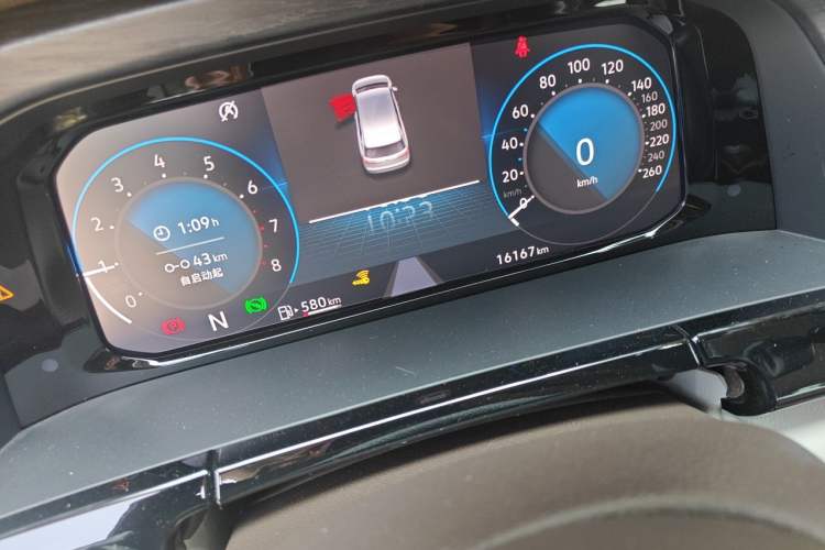 Used Volkswagen Viloran 2022 380TSI Prestige Edition Odometer Close Up