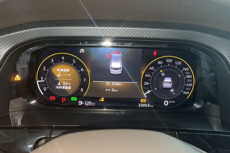 Used Volkswagen Viloran 2022 330TSI Business Edition Odometer Close Up