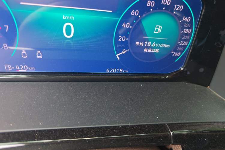 Used Volkswagen Viloran 2022 380TSI Prestige Edition Odometer Close Up