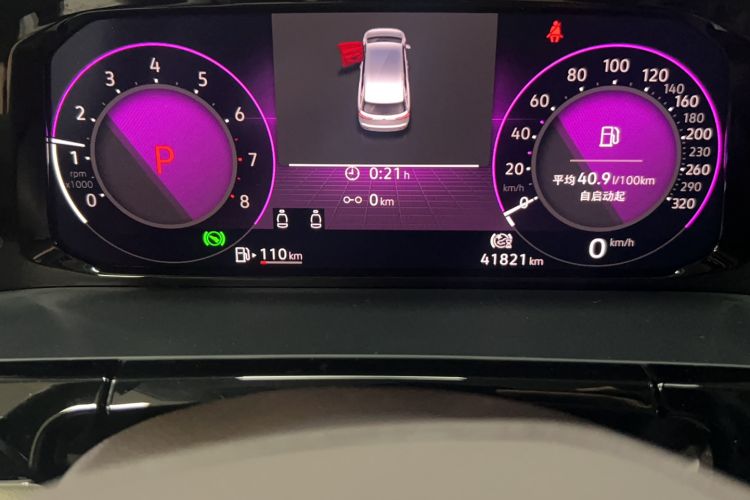 Used Volkswagen Viloran 2022 380TSI Prestige Edition Odometer Close Up
