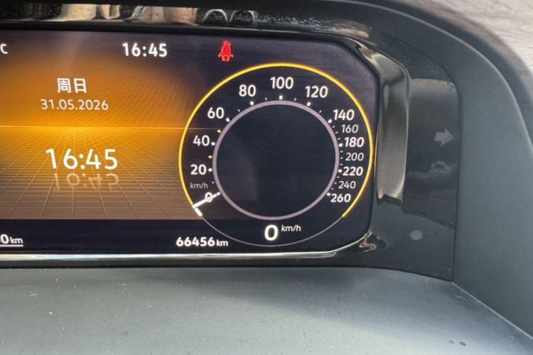 Used Volkswagen Viloran 2022 380TSI Luxury Edition Odometer Close Up
