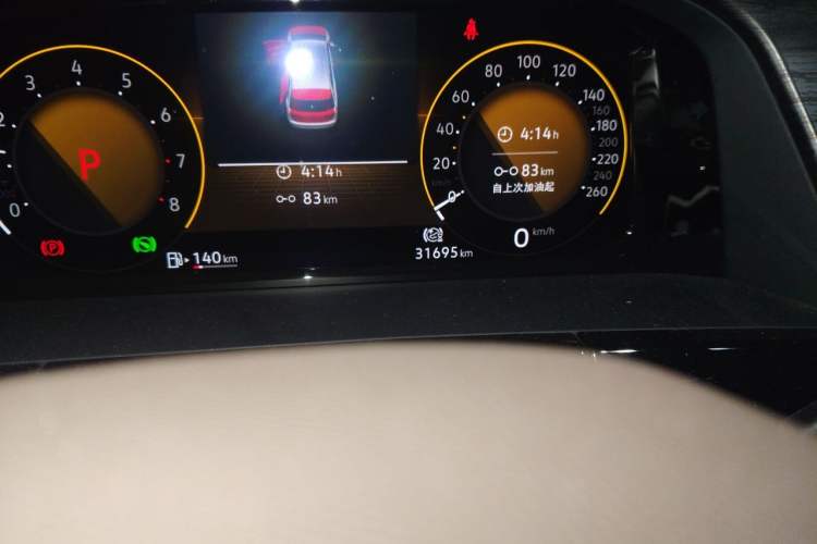 Used Volkswagen Viloran 2022 380TSI Luxury Edition Odometer Close Up
