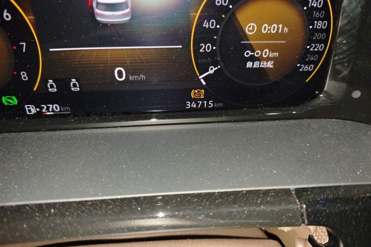 Used Volkswagen Viloran 2023 380TSI Prestige Edition Odometer Close Up