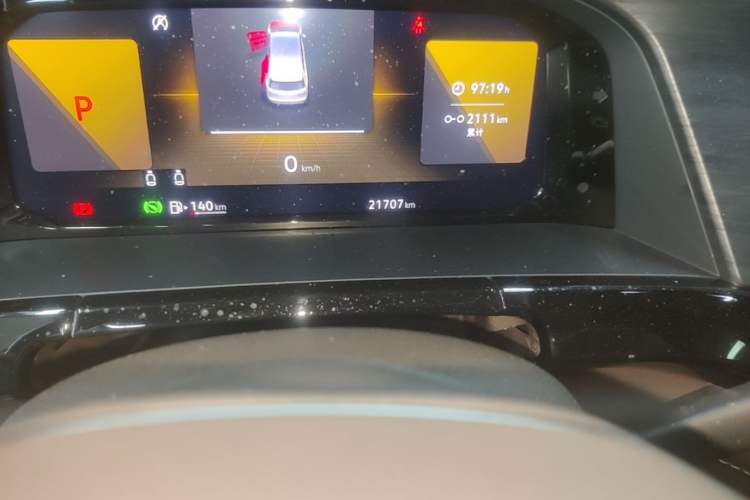 Used Volkswagen Viloran 2023 380TSI Prestige Edition Odometer Close Up
