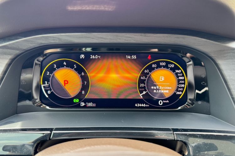 Used Volkswagen Viloran 2023 380TSI Luxury Edition Odometer Close Up