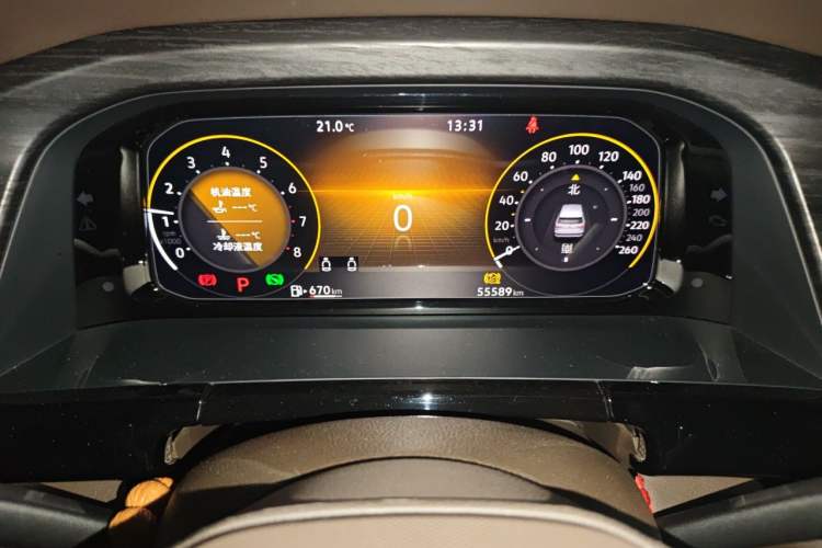 Used Volkswagen Viloran 2023 Revised Version 380TSI Luxury Edition Odometer Close Up